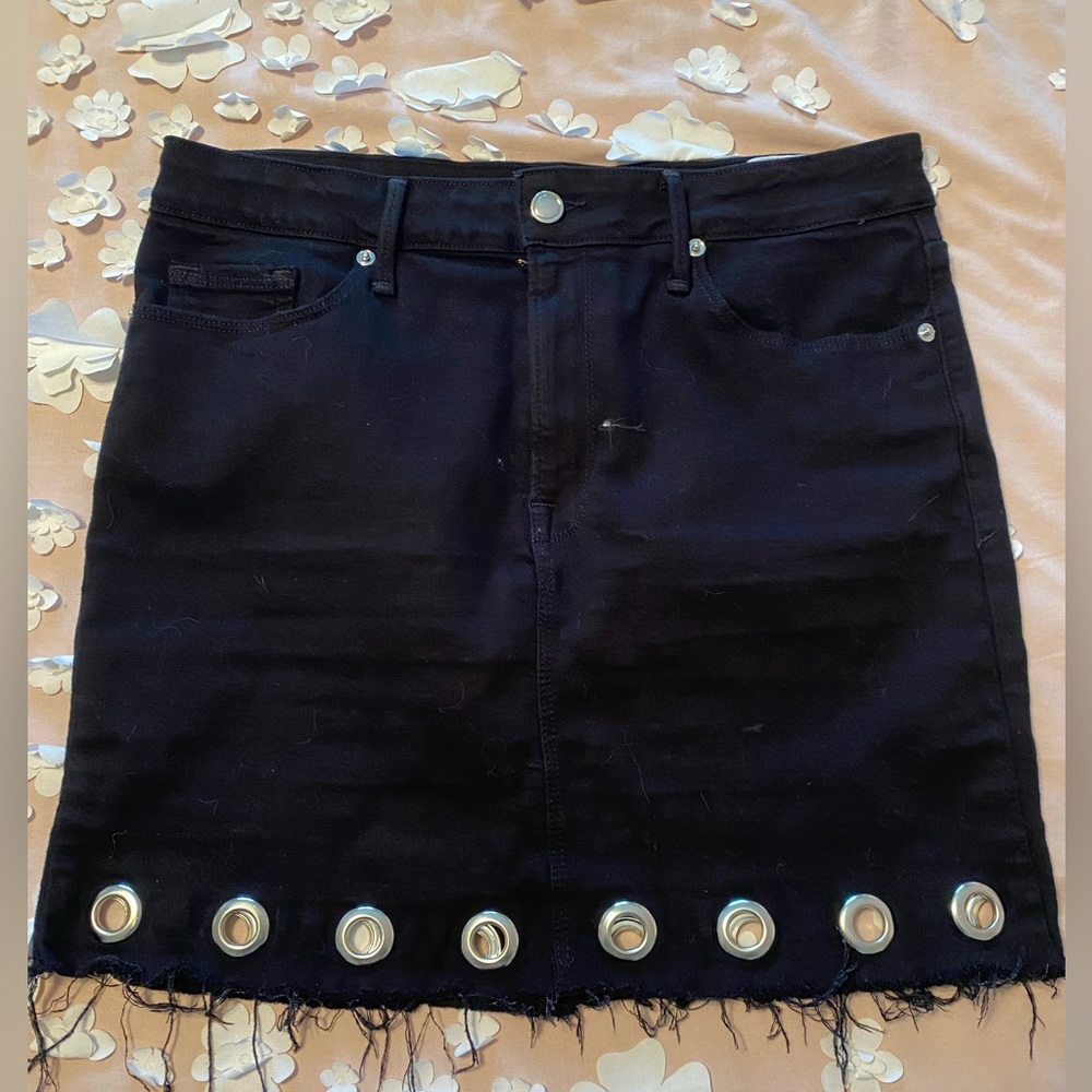 Good American Black Skirt